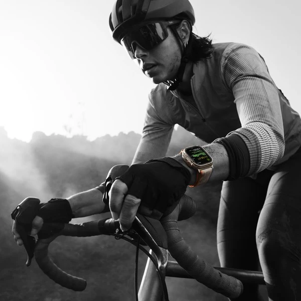 Apple Watch Ultra 2 49mm titanová s modrým alpským tahem L - Chytré hodinky - Obrázek NBX5000701