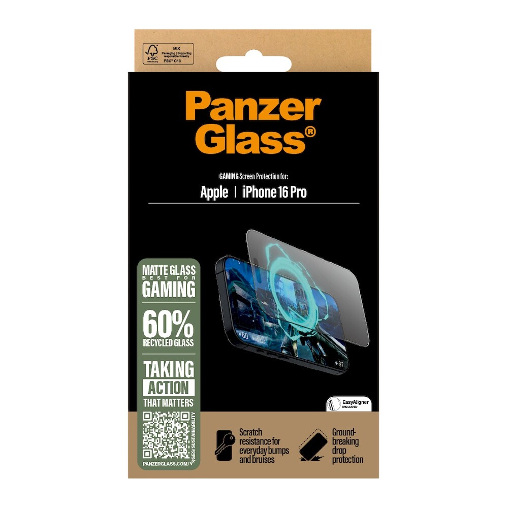 PanzerGlass-Gaming-sklo-pro-hrace-Apple-iPhone-16-Pro