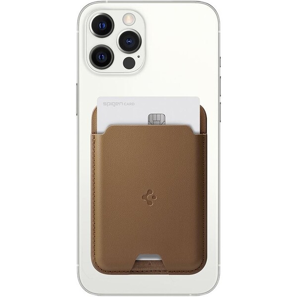 Spigen-Wallet-Valentinus-MagFit-MagSafe-penezenka-hneda