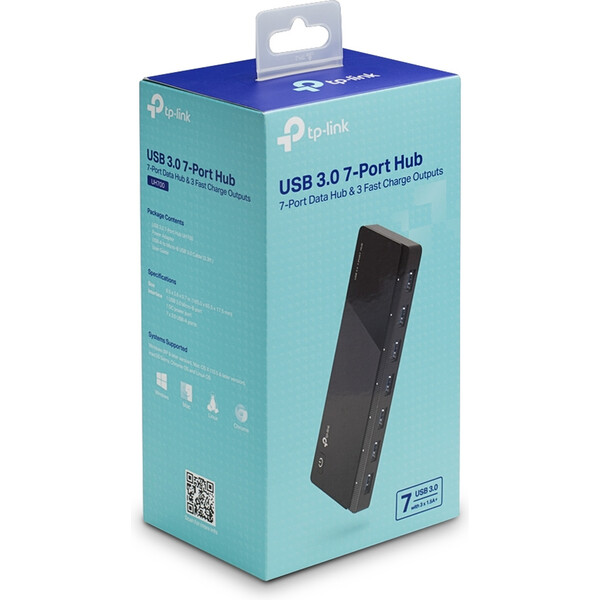 TP-Link-UH700-HUB-7v1-cerny