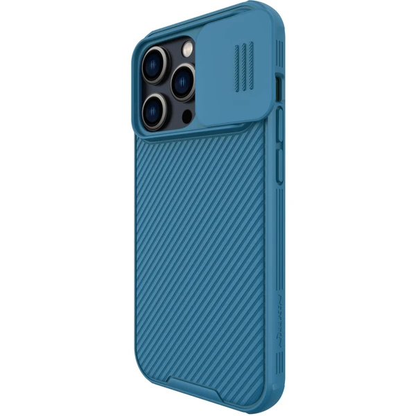 Nillkin CamShield Pro zadní kryt iPhone 14 Pro modrý - Pouzdra - Obrázek NFM4000601