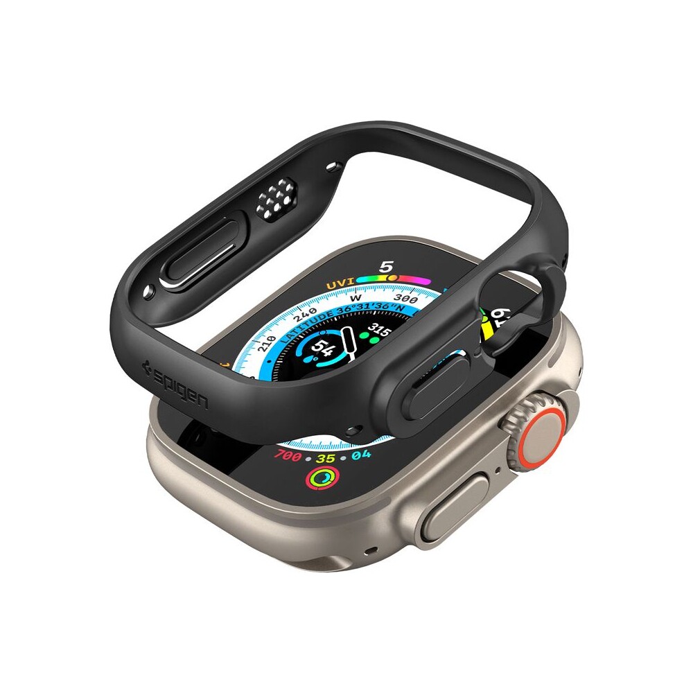 Spigen-Thin-Fit-kryt-Apple-Watch-Ultra-3-2-1-49mm-cerny