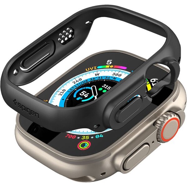 Spigen-Thin-Fit-kryt-Apple-Watch-Ultra-3-2-1-49mm-cerny
