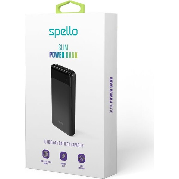 Spello-Slim-Powerbanka-10000mAh-cerna