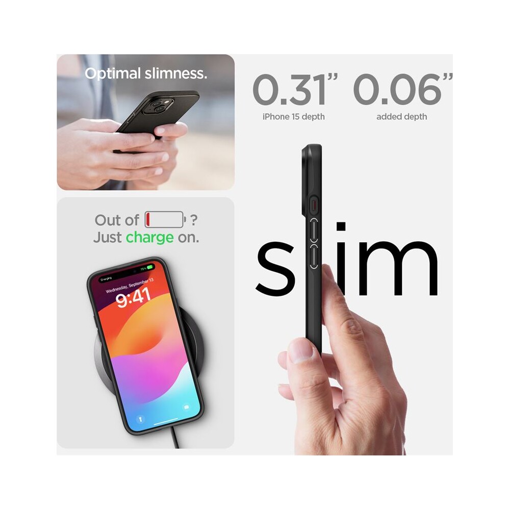 Spigen-Thin-Fit-kryt-iPhone-15-cerny