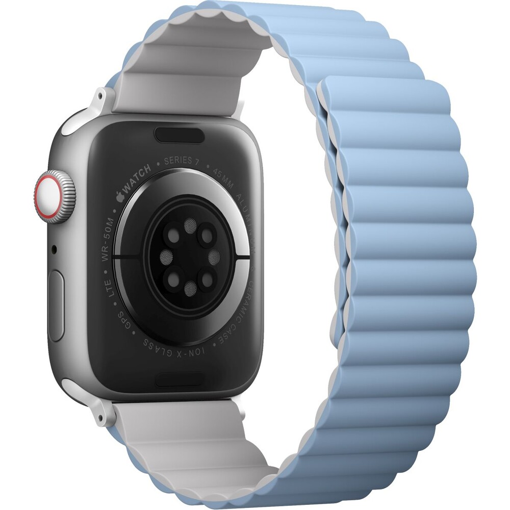 UNIQ-Revix-oboustranny-reminek-pro-Apple-Watch-49-46-45-44-42mm-Arctic-bily-modry-