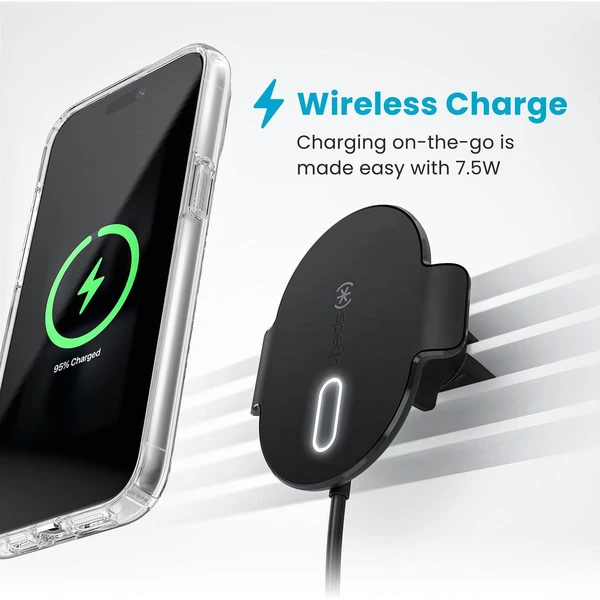 Speck ClickLock Wireless Charging Car Vent Mount MagSafe držák do auta s nabíjením - Držáky - Obrázek NKBB000L01