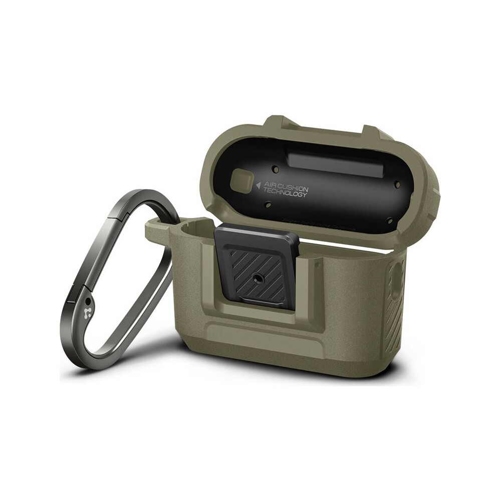 Spigen-Lock-Fit-odolne-pouzdro-Apple-AirPods-Pro-2-gen-vintage-khaki