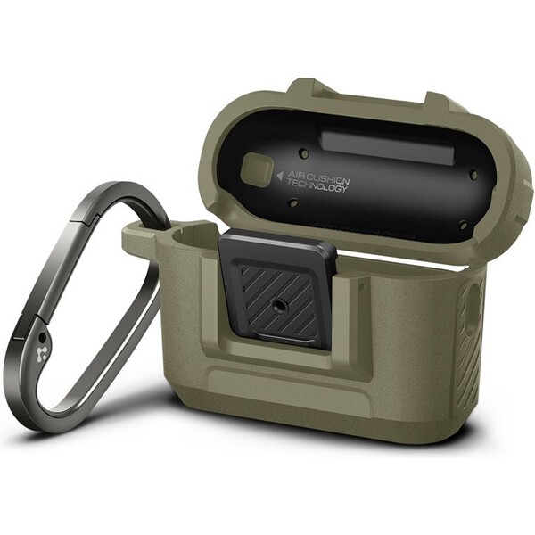 Spigen-Lock-Fit-odolne-pouzdro-Apple-AirPods-Pro-2-gen-vintage-khaki