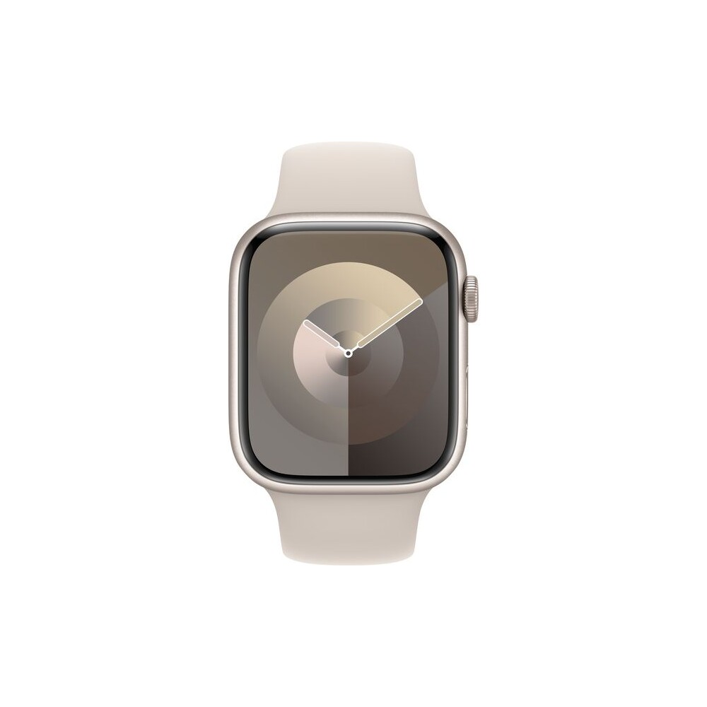 Apple-Watch-Series-9-45mm-Hvezdne-bily-hlinik-s-hvezdne-bilym-sportovnim-reminkem-M-L