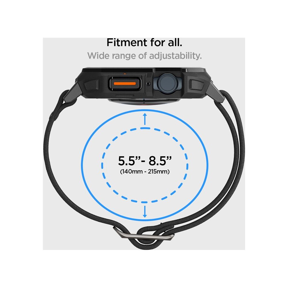 Spigen-Lite-Fit-Pro-reminek-Apple-Watch-45-44mm-matne-cerny