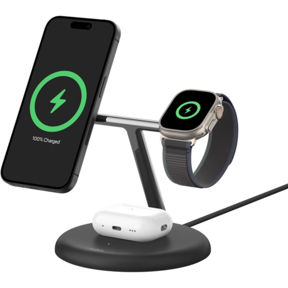 Belkin-BOOST-CHARGE-PRO-15W-MagSafe-3v1-Qi2-nabijeci-stanice-cerna