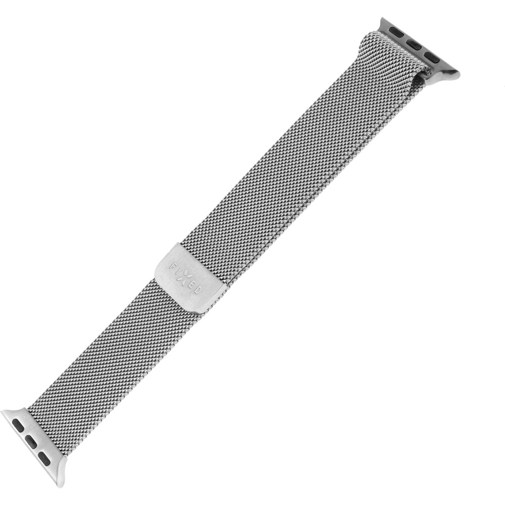FIXED-Mesh-Strap-sitovy-nerezovy-reminek-Apple-Watch-42-44-45mm-stribrny