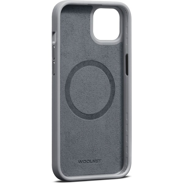 Woolnut-MagSafe-kozeny-kryt-pro-iPhone-15-Plus-sedy