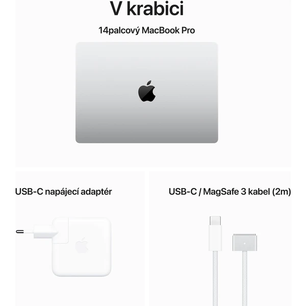Apple MacBook Pro 14" / M3 / 8GB / 1TB / stříbrný - Notebooky - Obrázek NUC0000L01