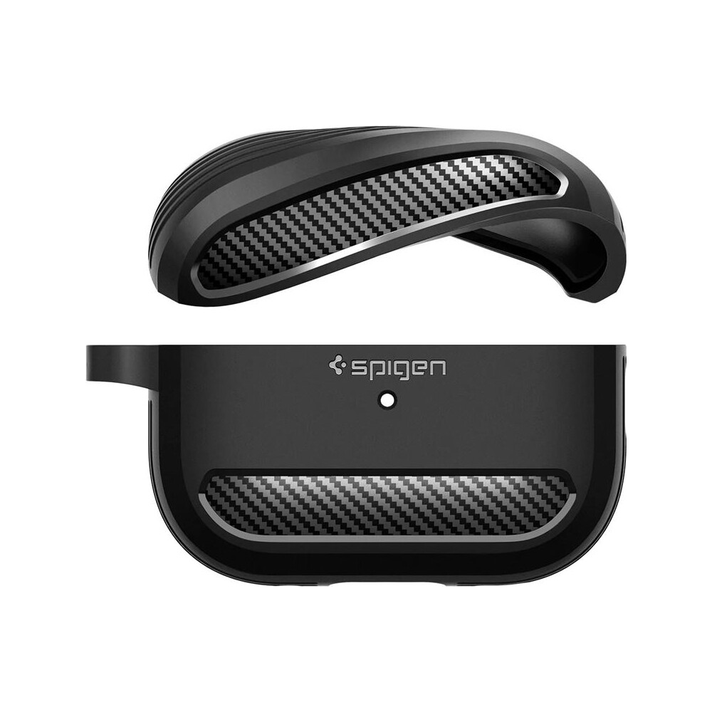 Spigen-Rugged-Armor-pouzdro-pro-AirPods-Pro-2-cerne
