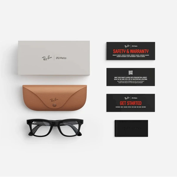 Ray-Ban Meta Wayfarer standardní chytré brýle lesklé černé - VR Brýle - Obrázek O17B000K01