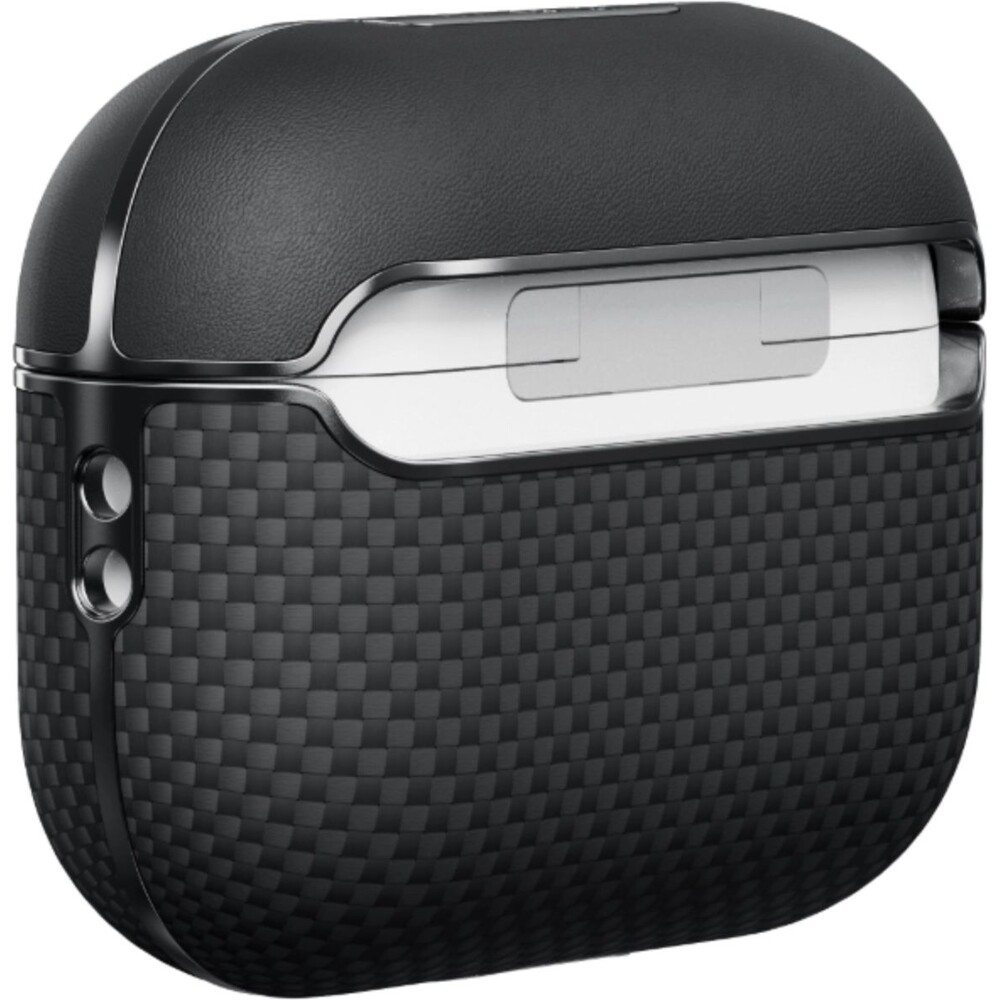 Pitaka-Aramid-Fiber-pouzdro-Apple-AirPods-Pro-2-black-grey-MagSafe-