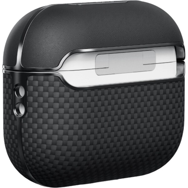 Pitaka-Aramid-Fiber-pouzdro-Apple-AirPods-Pro-2-black-grey-MagSafe-