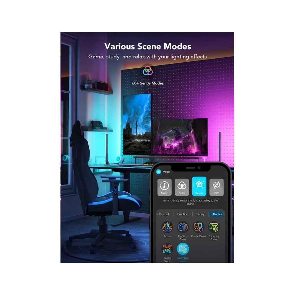 Govee-Smart-Gaming-Light-Bars-LED-Panely-Smart-Dual-ovladac