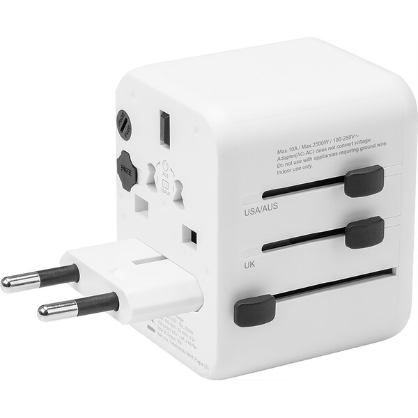 Tactical-PTP-cestovni-adapter-bily