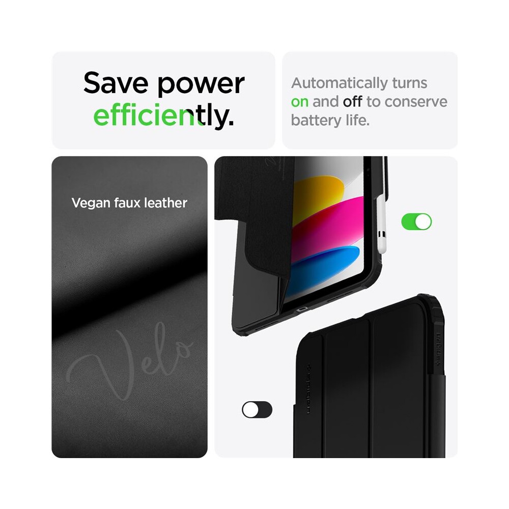 Spigen-Ultra-Hybrid-Pro-pouzdro-iPad-10-9-2022-iPad-11-2025-cerne