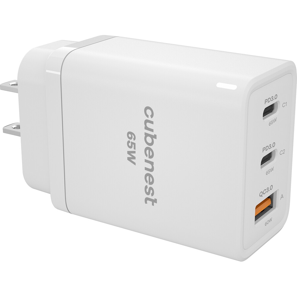 CubeNest-S3D1-PD-cestovni-adapter-65W-bily