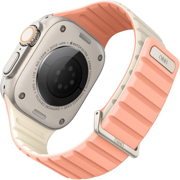 UNIQ-Revix-Evo-oboustranny-reminek-Apple-Watch-49-46-45-44-42mm-ruzovy-kremovy-