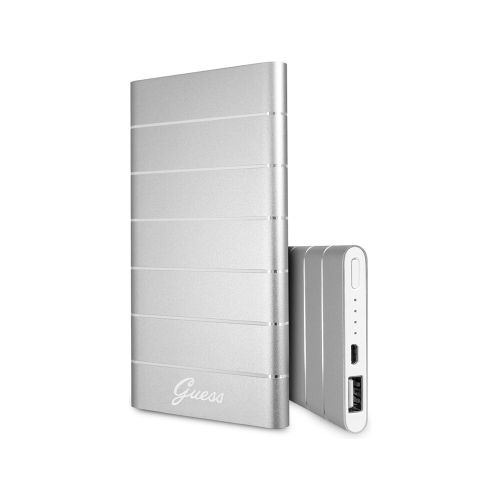 Guess-Stripes-Alluminium-Power-Bank-GUPBALSTSI-5000mAh-stribrna