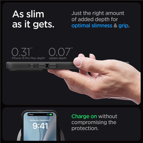 Spigen-Ultra-Hybrid-MagFit-kryt-iPhone-15-Pro-Max-cerny