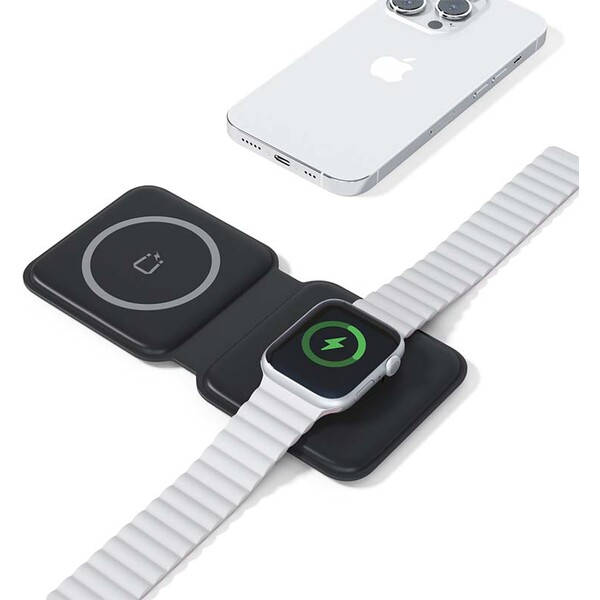 Spello-2v1-MagSafe-bezdratova-nabijecka-15W-cerna