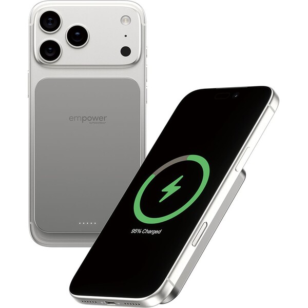 PanzerGlass-empower-bezdratova-Qi2-powerbanka-5000-mAh-MagSafe-seda