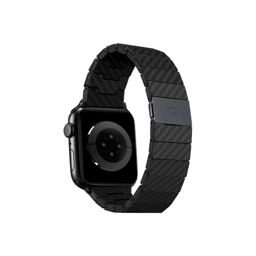 Pitaka-Carbon-Fiber-reminek-Apple-Watch-49-45-44-42-mm-cerny