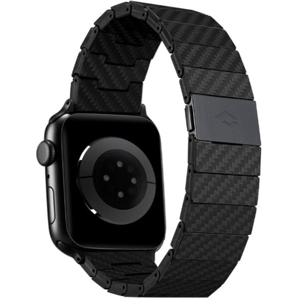 Pitaka-Carbon-Fiber-reminek-Apple-Watch-49-45-44-42-mm-cerny