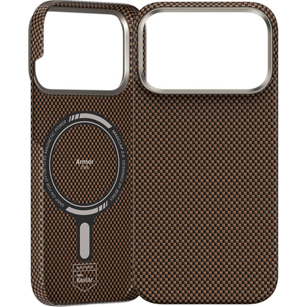 Benks-ArmorTint-Kevlar-MagSafe-kryt-iPhone-17-Pro-DawnLight-Gold
