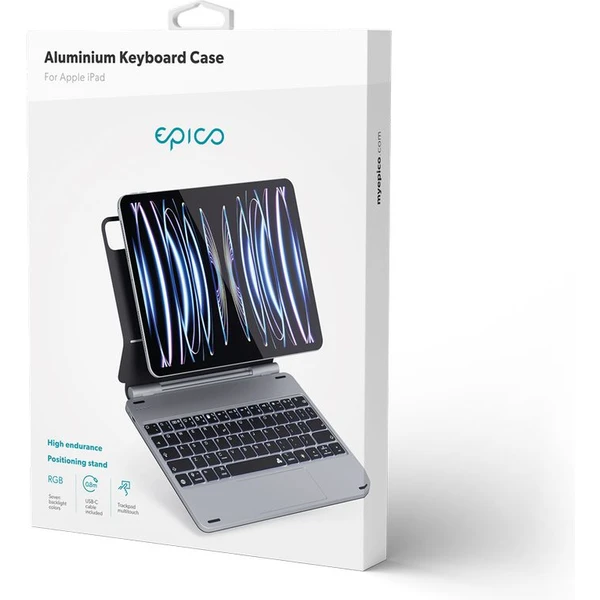 Epico hliníkové pouzdro s klávesnicí Apple iPad Air 11" (2024) (maďarština) - Pouzdra s klávesnicí - Obrázek OC07G00101