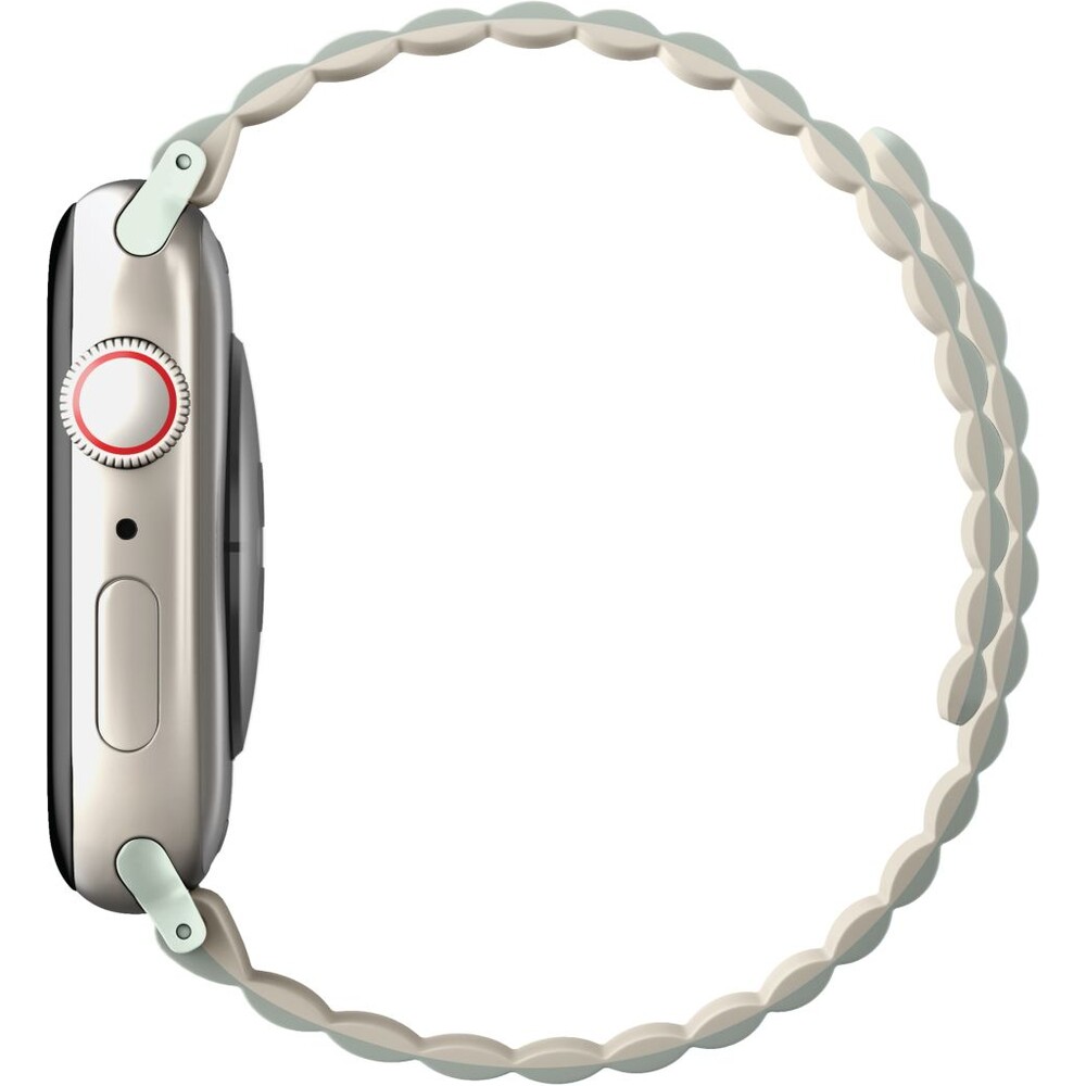 UNIQ-Revix-oboustranny-reminek-pro-Apple-Watch-42-41-40-38mm-Sage-sedolozeny-bezovy-