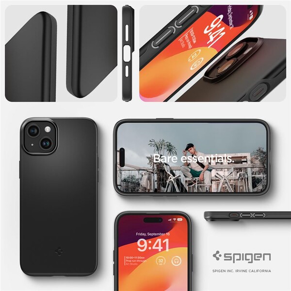 Spigen-Thin-Fit-kryt-iPhone-15-cerny