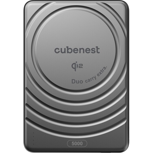 CubeNest-SQ1B3D-SlimDual-Qi2-MagSafe-powerbanka-5000-mAh-cerna