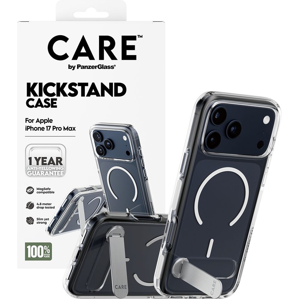 PanzerGlass-CARE-Kickstand-kryt-s-MagSafe-Apple-iPhone-17-Pro-Max-stribrny-bily