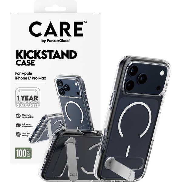 PanzerGlass-CARE-Kickstand-kryt-s-MagSafe-Apple-iPhone-17-Pro-Max-stribrny-bily