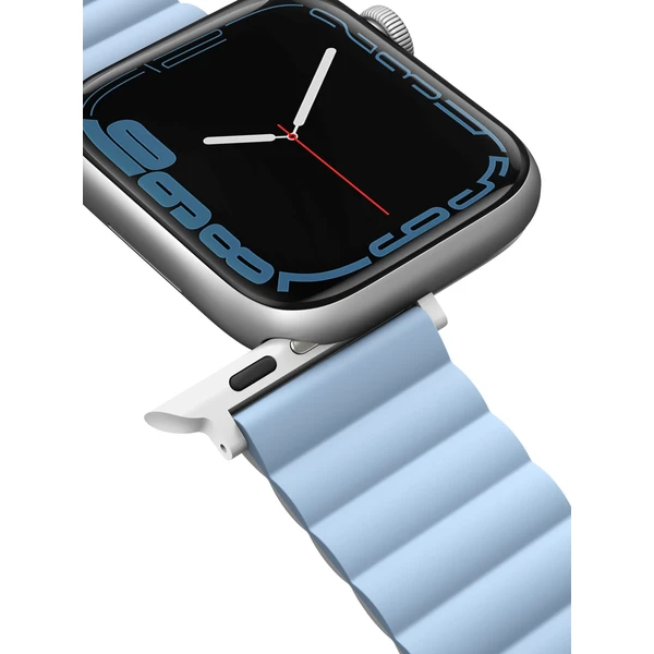 UNIQ Revix oboustranný řemínek pro Apple Watch 49/46/45/44/42mm Arctic (bílý/modrý) - Řemínky - Obrázek OJM6000601