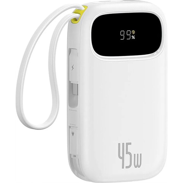 Baseus-EnerFill-FC31-Qpow-3-20000mAh-powerbanka-45W-s-kabelem-USB-C-a-Lightning-bila