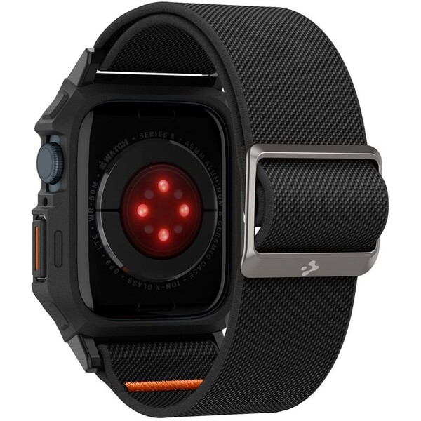 Spigen-Lite-Fit-Pro-reminek-Apple-Watch-45-44mm-matne-cerny