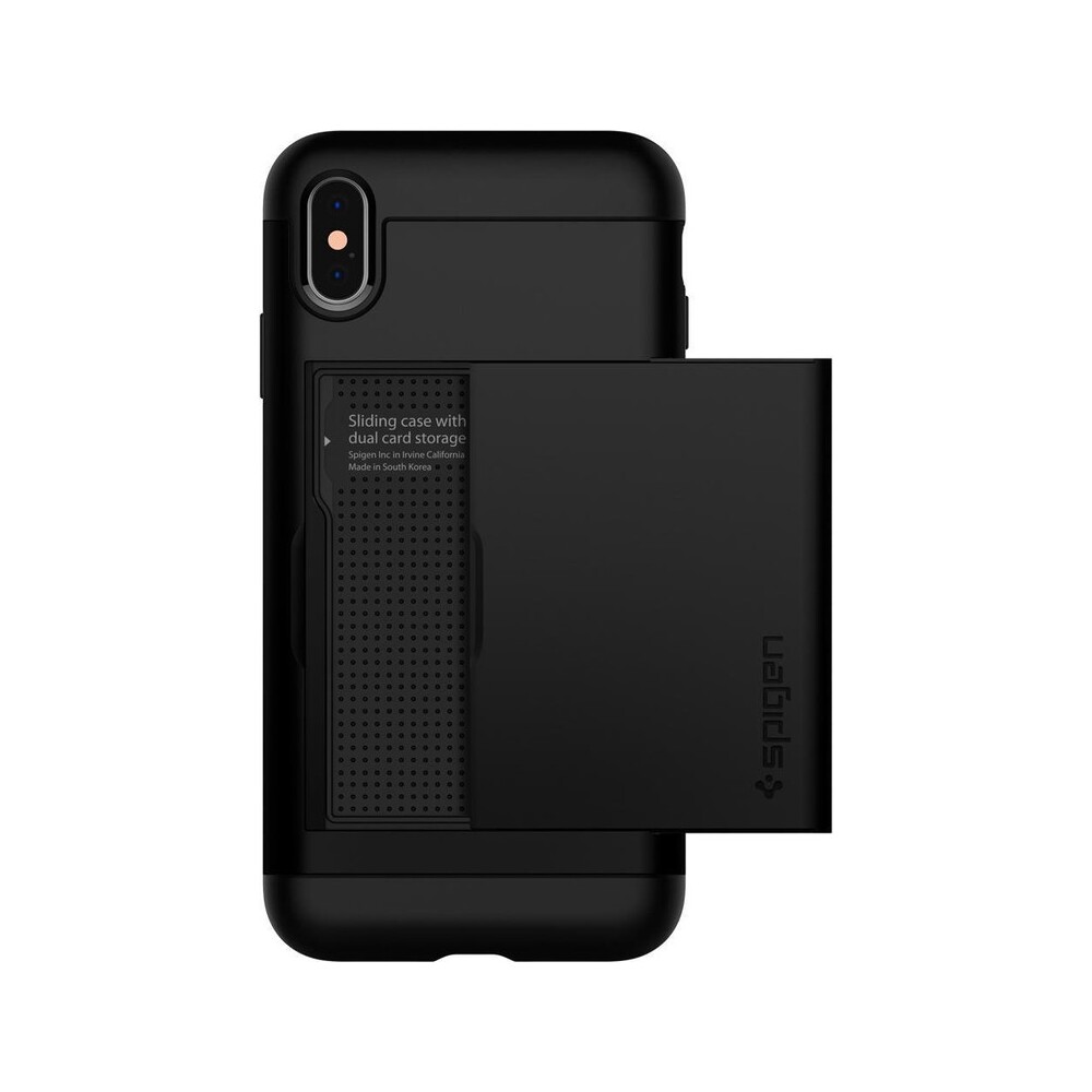 Spigen-Slim-Armor-CS-odolny-kryt-iPhone-XS-X-cerny