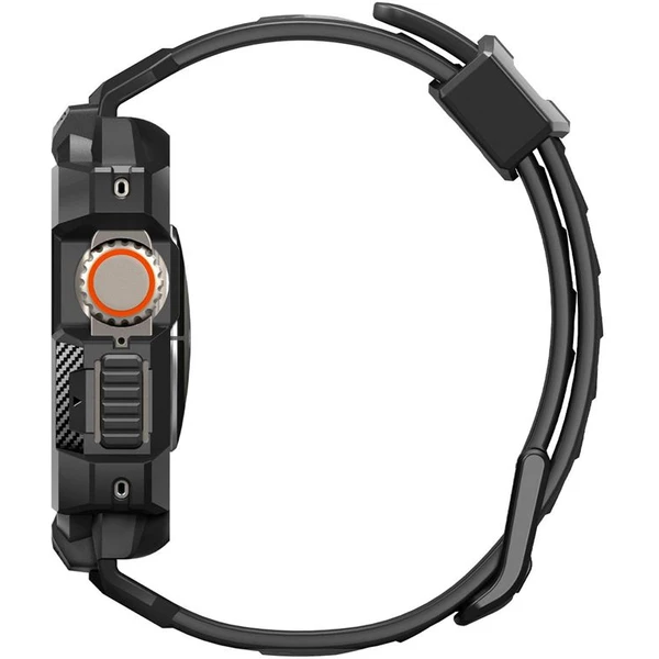 Spigen Rugged Armor Pro řemínek s pouzdrem Apple Watch Ultra 49mm černý - Pouzdra - Obrázek OTK0000N01