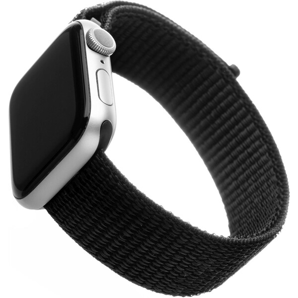 FIXED-Nylon-Strap-nylonovy-pasek-pro-Apple-Watch-38-40-41mm-cerny