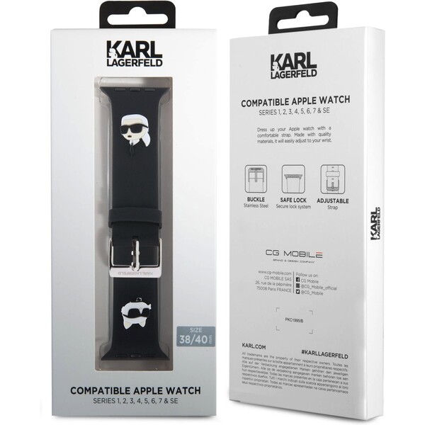 Karl-Lagerfeld-Karl-and-Choupette-Head-NFT-reminek-Apple-Watch-38-40-41-cerny