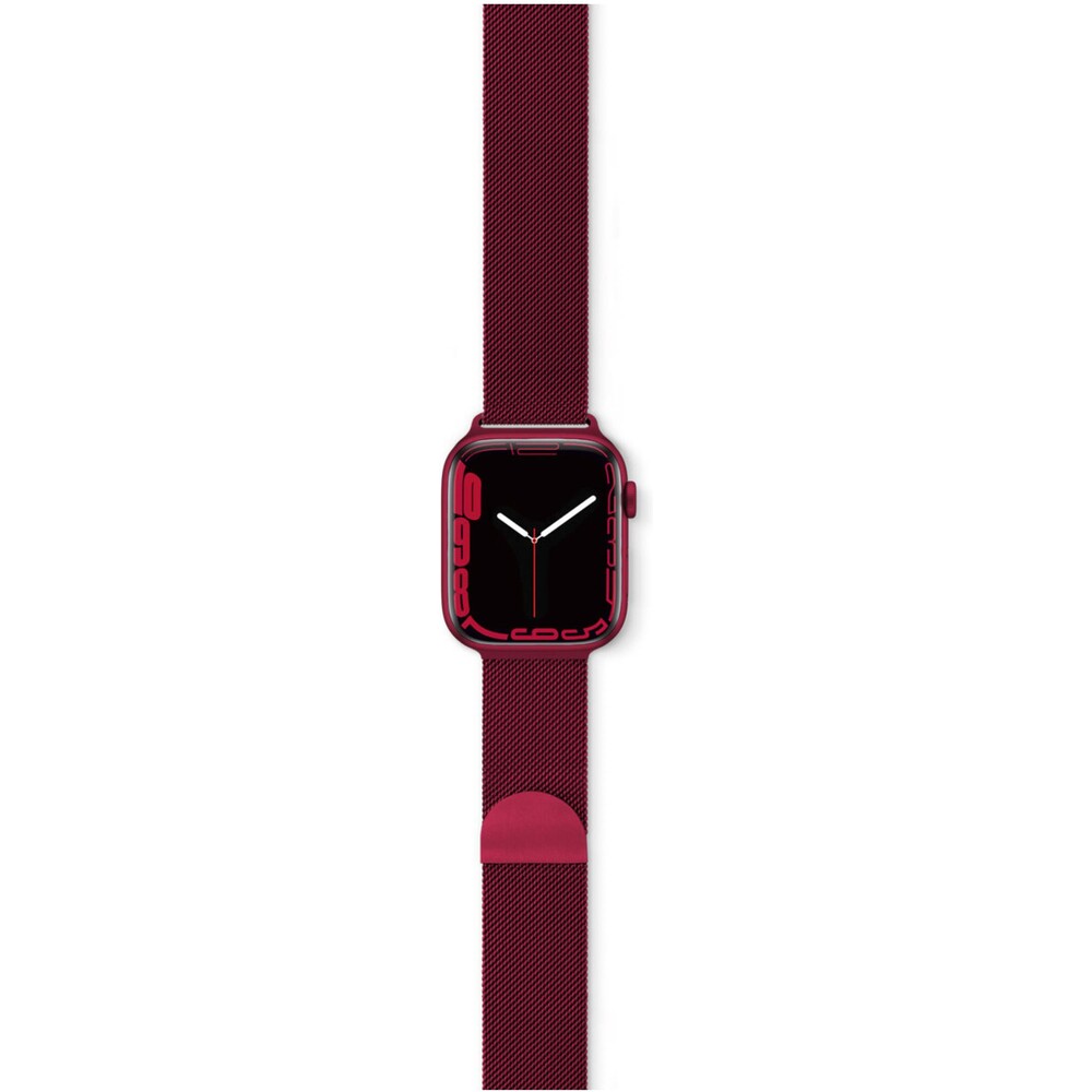 EPICO-Reminek-MILANESE-Apple-Watch-42-44-45-mm-cerveny