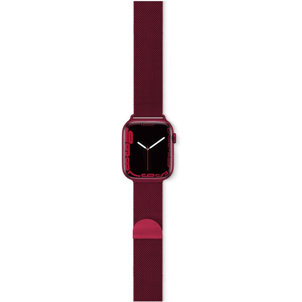 EPICO-Reminek-MILANESE-Apple-Watch-42-44-45-mm-cerveny